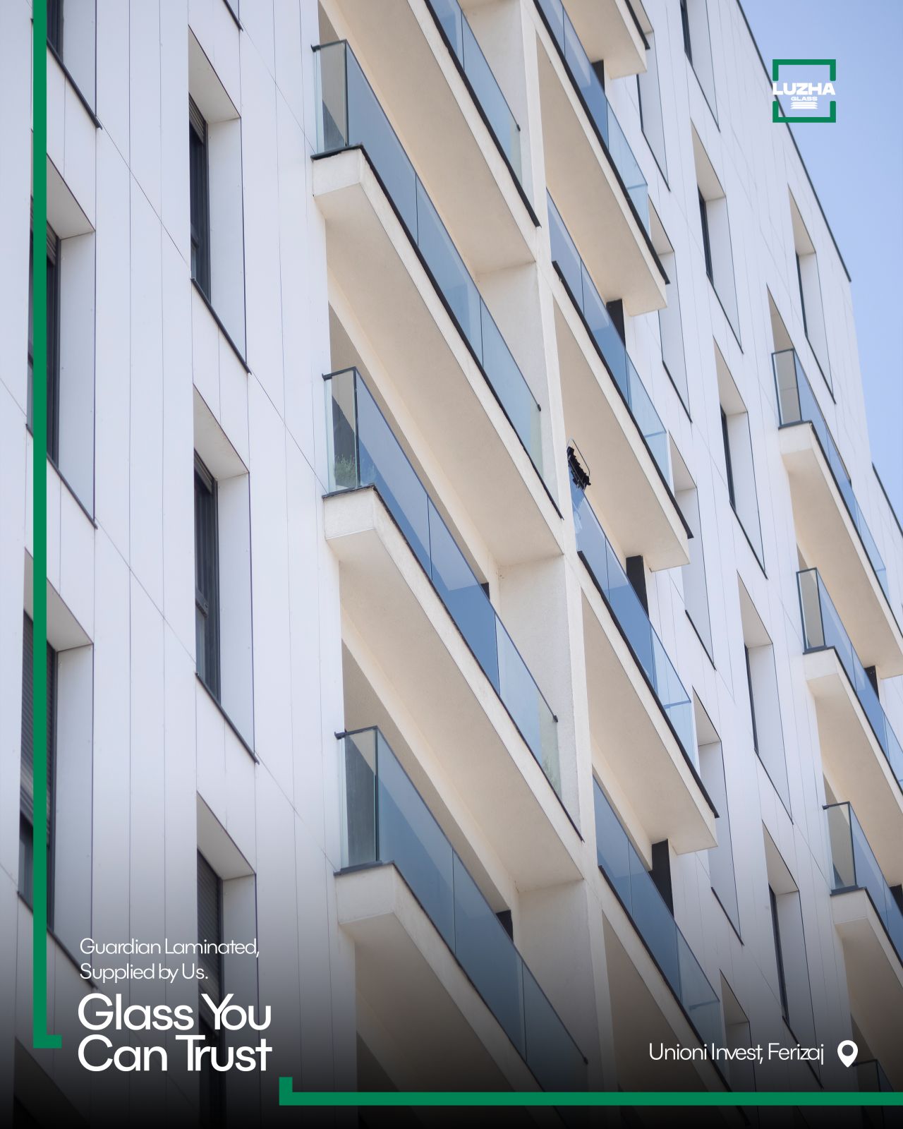 Unioni Invest in Ferizaj by Luzha Glass