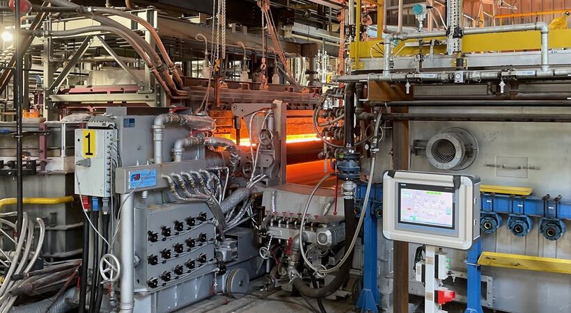 The glass production line at Pilkington UK's Greengate Works, St Helens, will save 15,000 tonnes of CO2 a year.