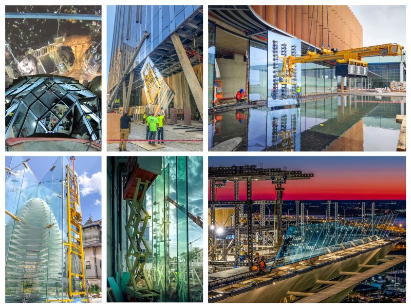 Seamless installation of XXL glass with cutting-edge technology