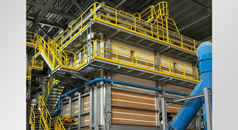 Vetri Speciali's €110 million furnace at its Spini di Gardolo glass plant in Italy. [Image: QSA S.r.l.]