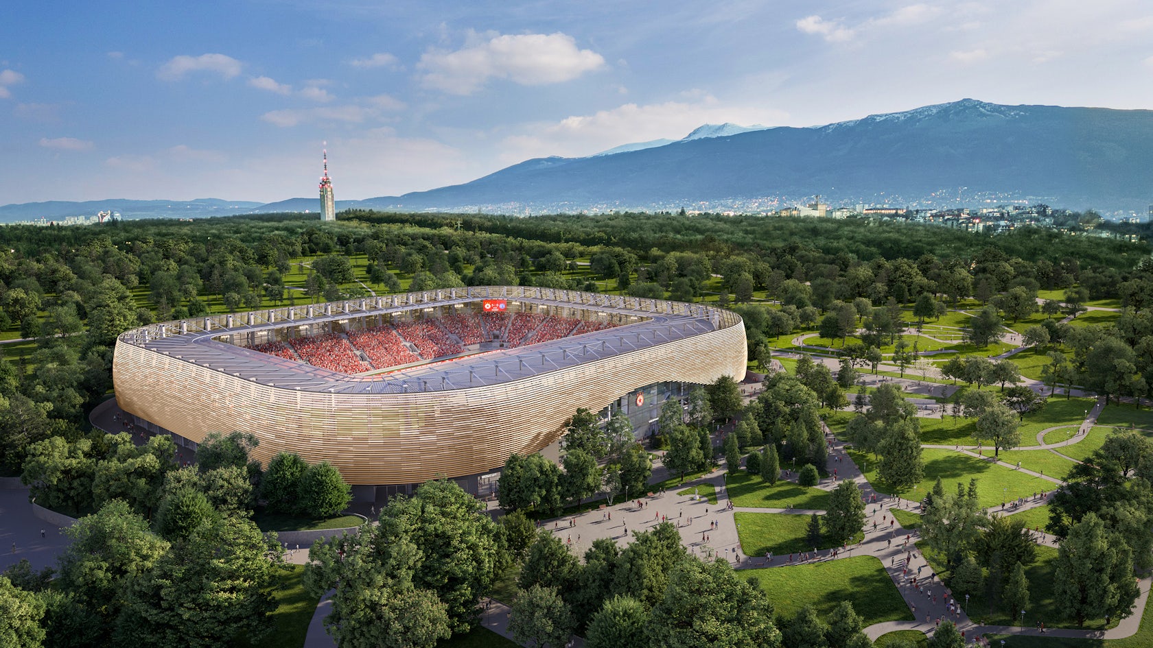 Bulgarian Army Stadium Reconstruction / IPA - Architecture and More