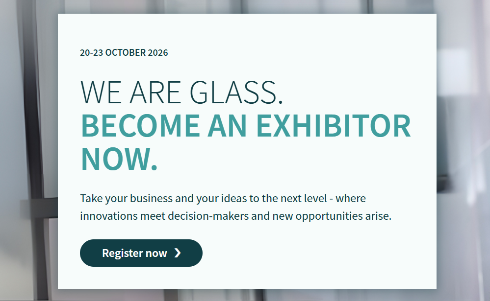 Last Days to Register for glasstec 2026